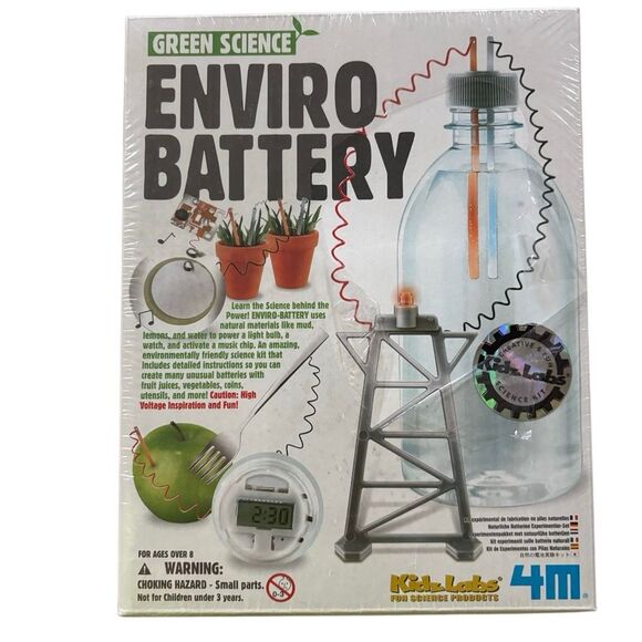 Green Science Environment Battery Kidz Labs Science Product *New* - Picture 1 of 7